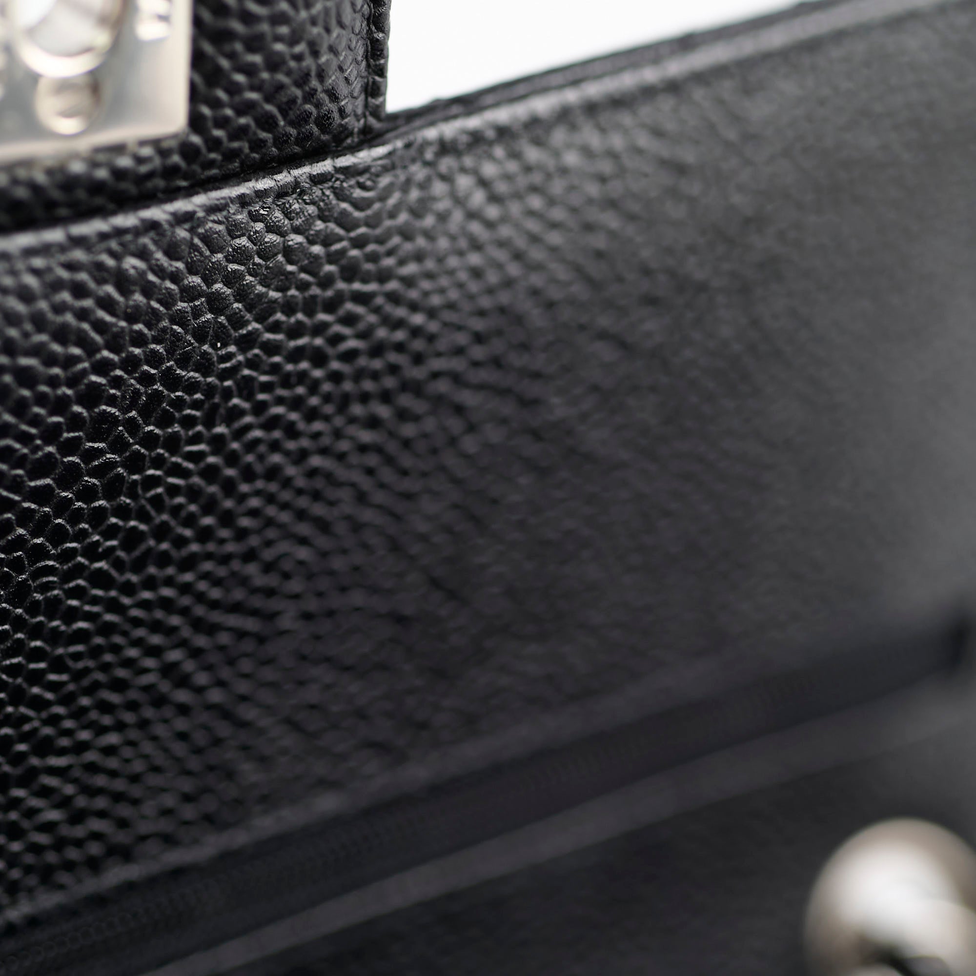 Chanel Classic Flap Medium/Large Caviar Black - 29 Series