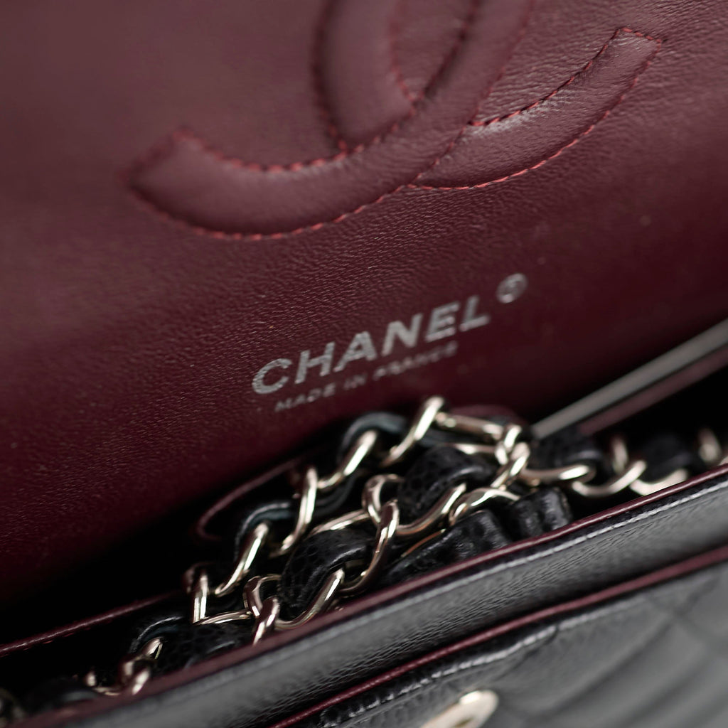Chanel Classic Flap Medium/Large Caviar Black - 29 Series