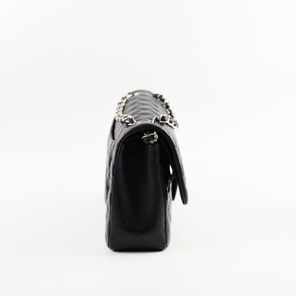 Chanel Classic Flap Jumbo Lambskin Black Series 22