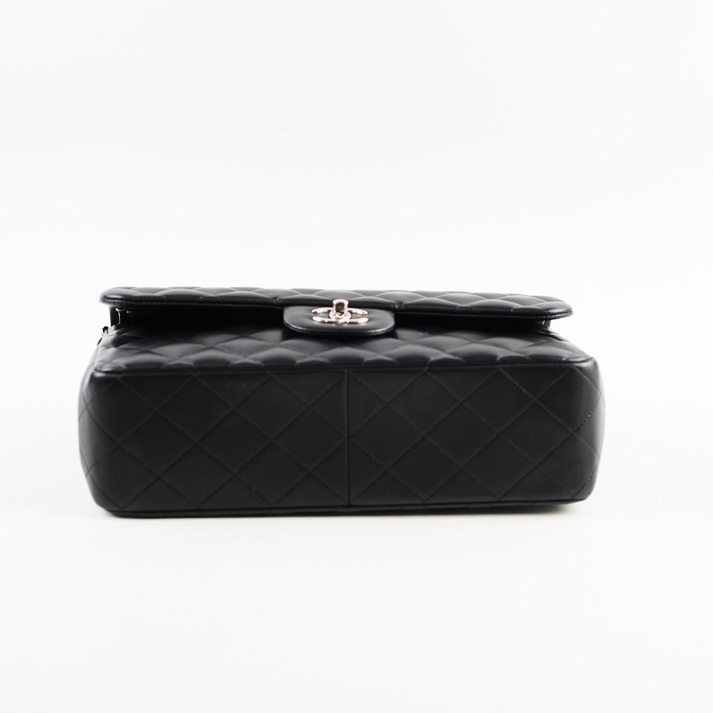Chanel Classic Flap Jumbo Lambskin Black Series 22