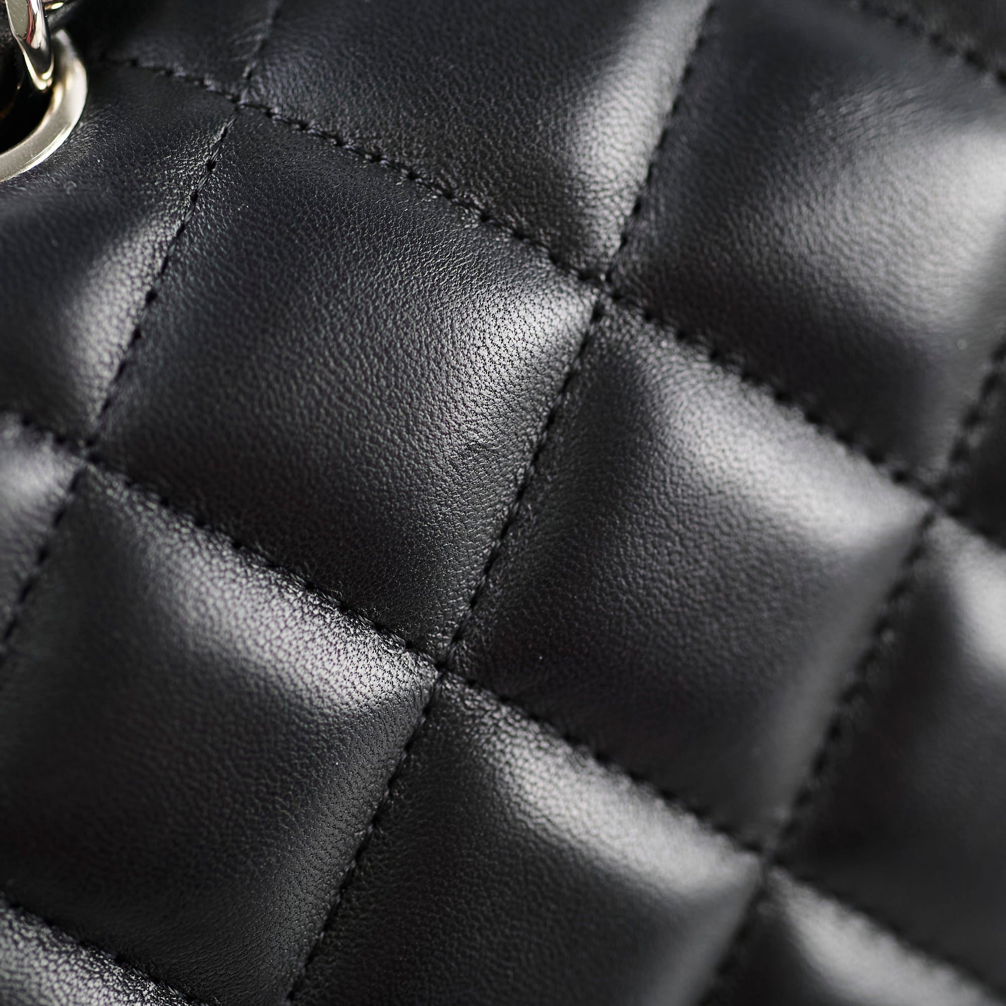 Chanel Classic Flap Jumbo Lambskin Black Series 22