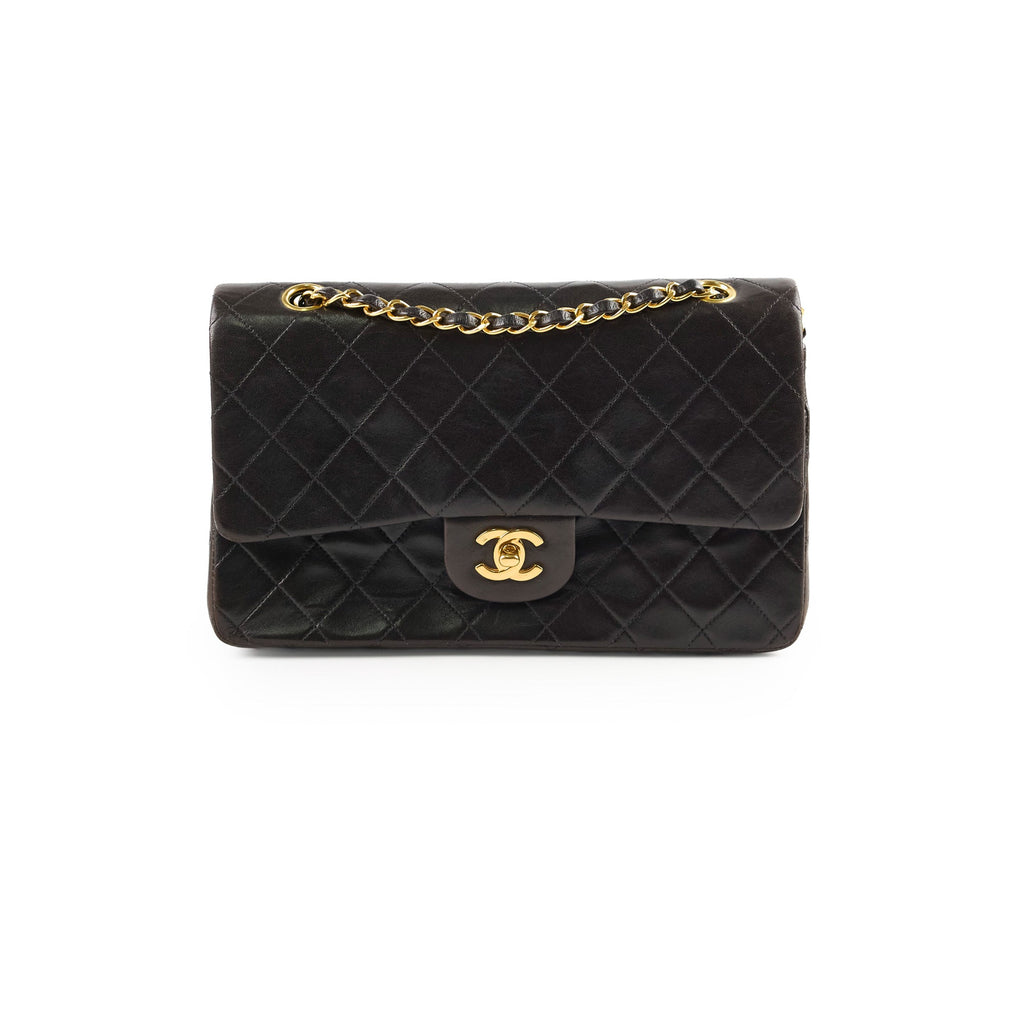 Chanel Vintage Medium M/L 24k Lambskin Classic Flap 4 Series