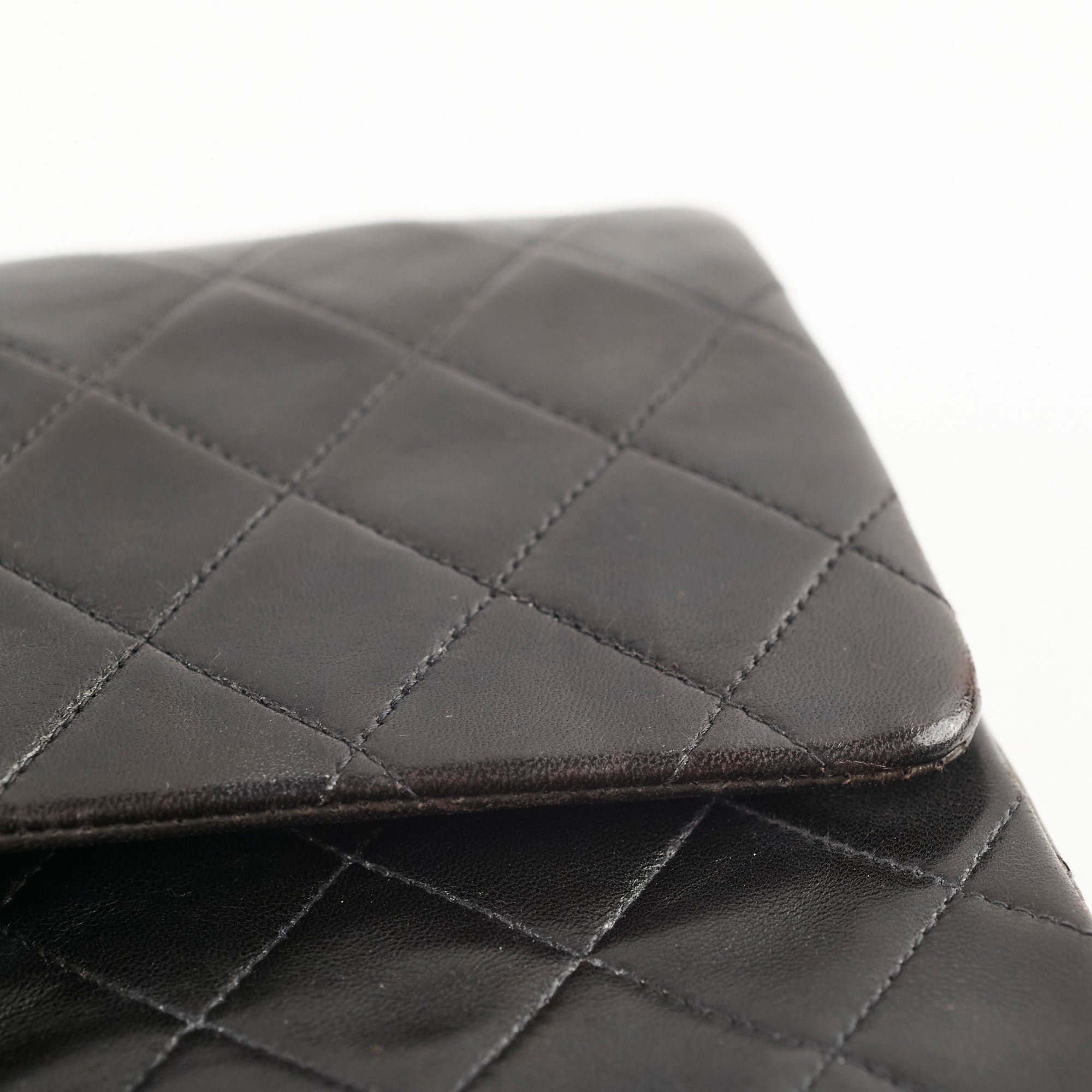 Chanel Vintage Medium M/L 24k Lambskin Classic Flap 4 Series