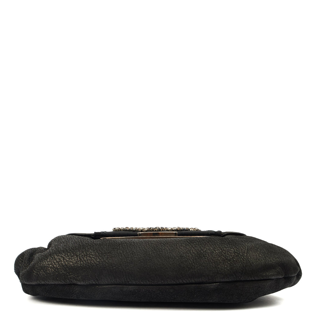 Prada Cross Body Evening Bag in Black, Leather