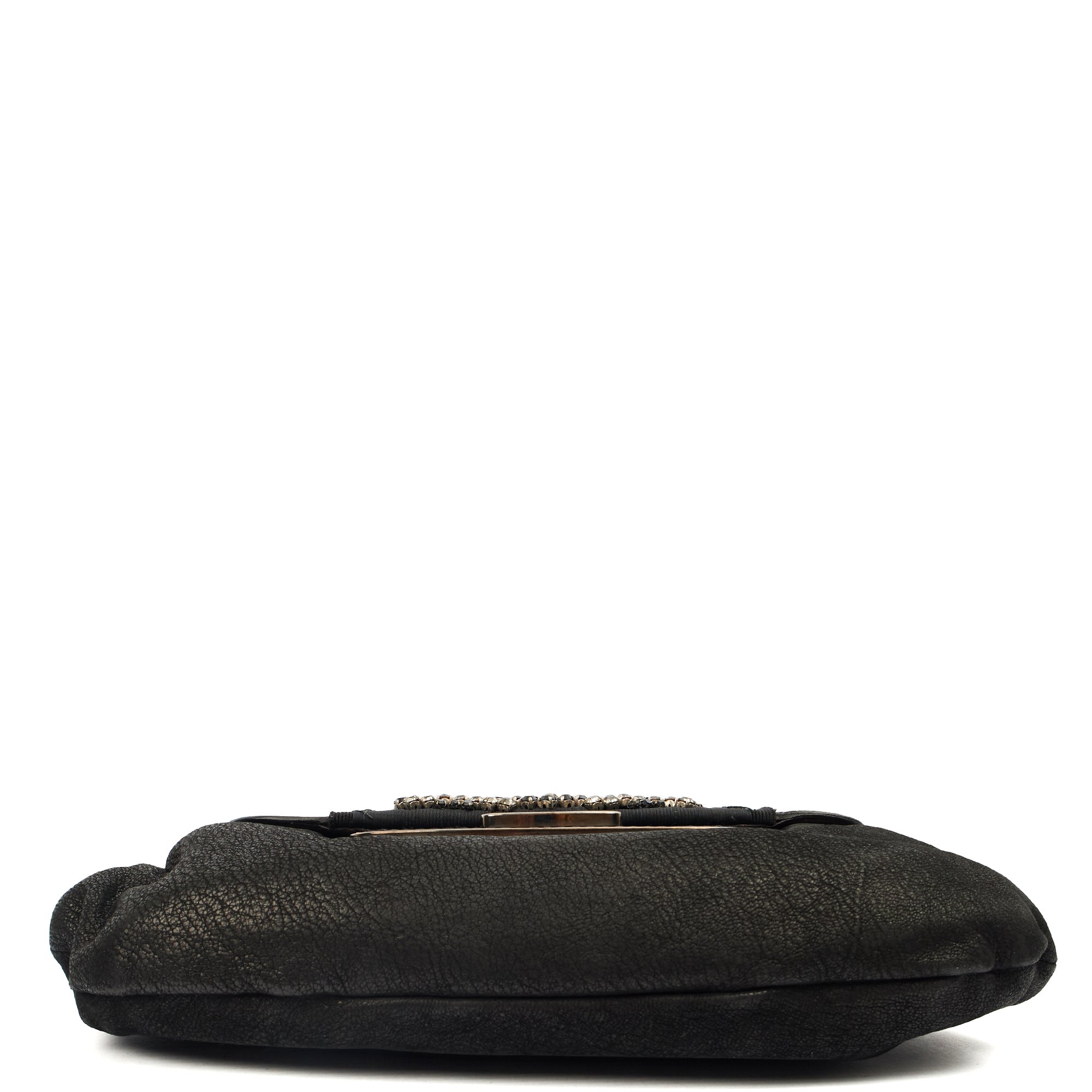 Prada Cross Body Evening Bag in Black, Leather