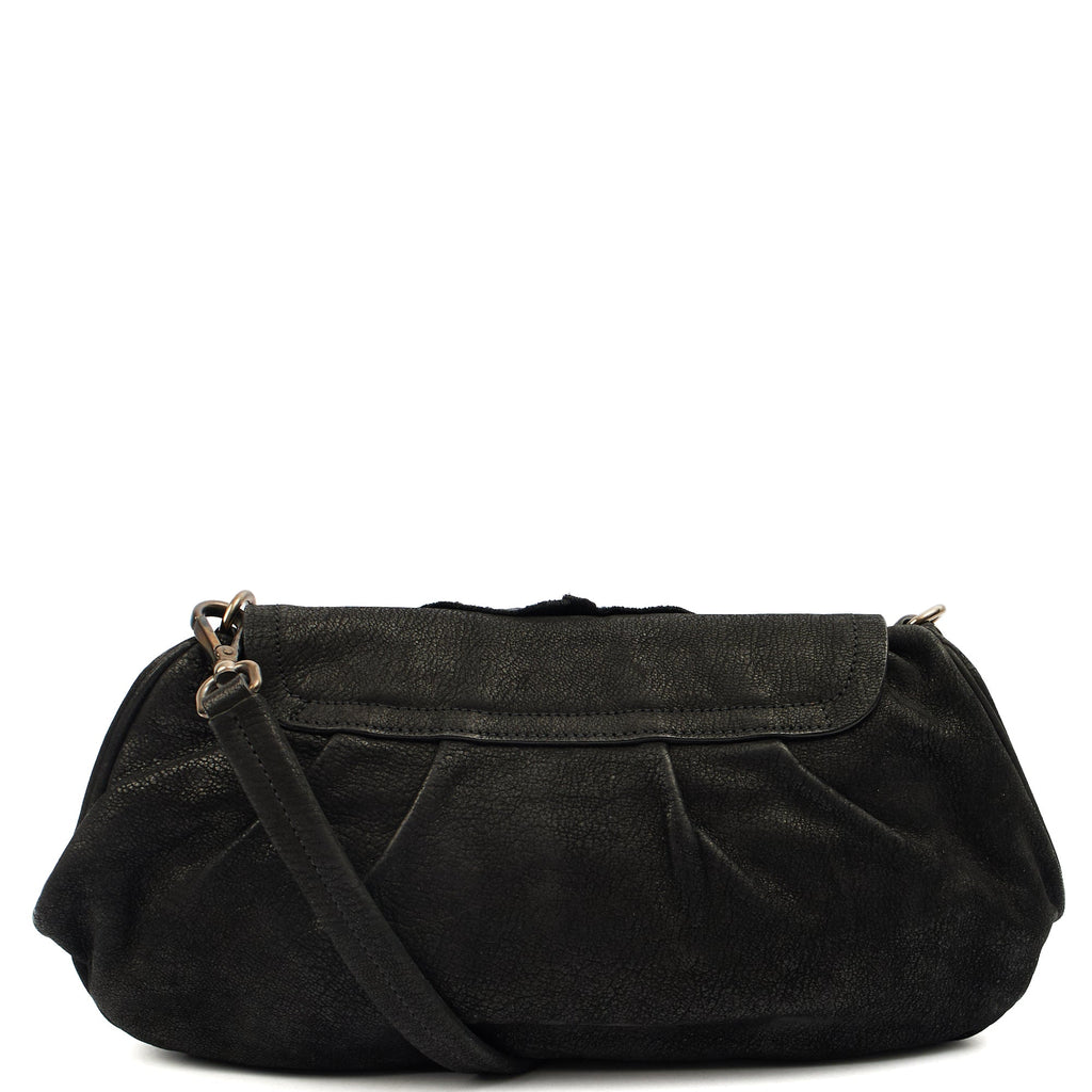 Prada Cross Body Evening Bag in Black, Leather