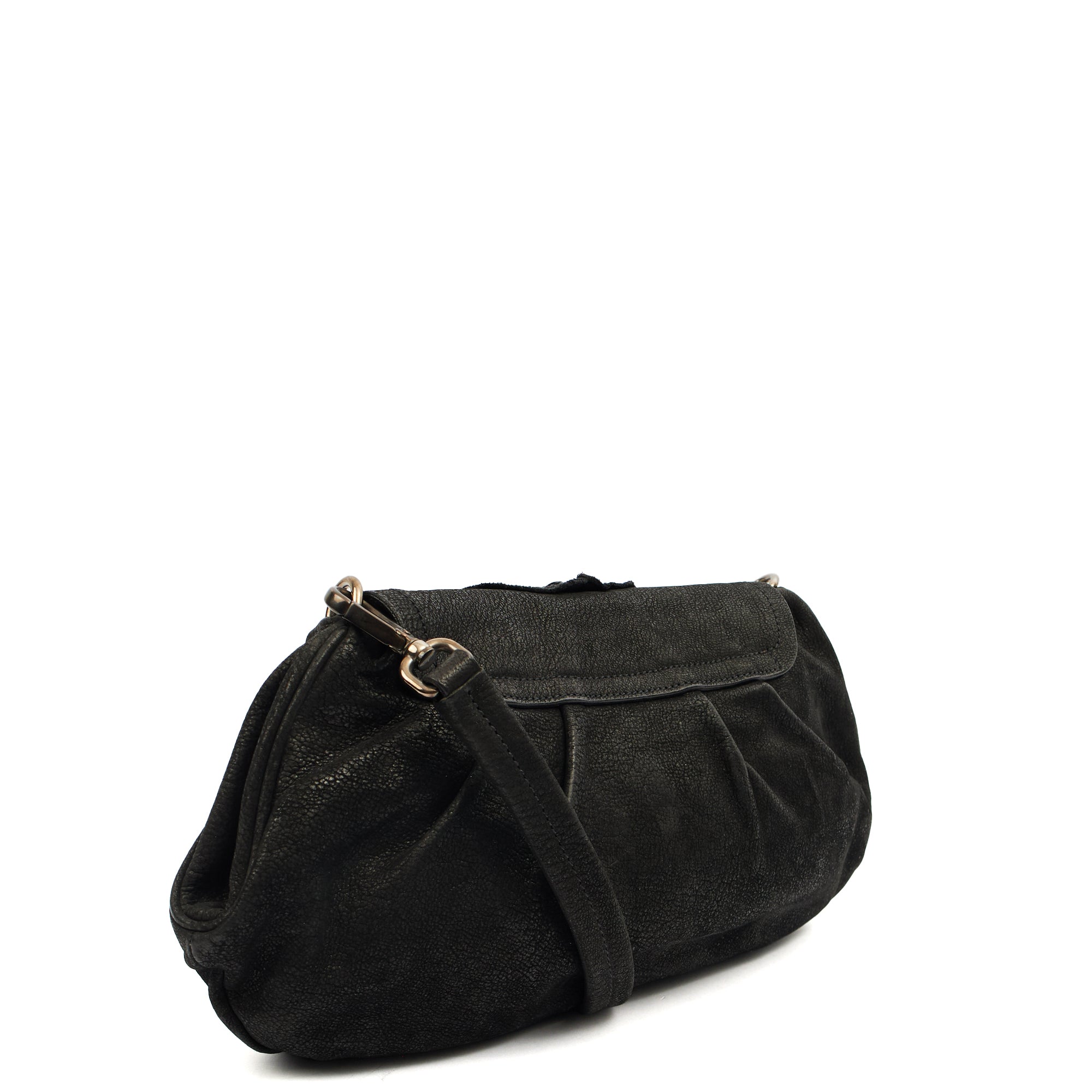 Prada Cross Body Evening Bag in Black, Leather