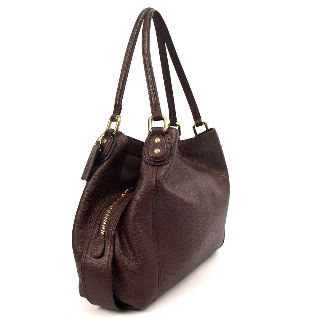Coach Tote Edie Tote in Purple, Leather