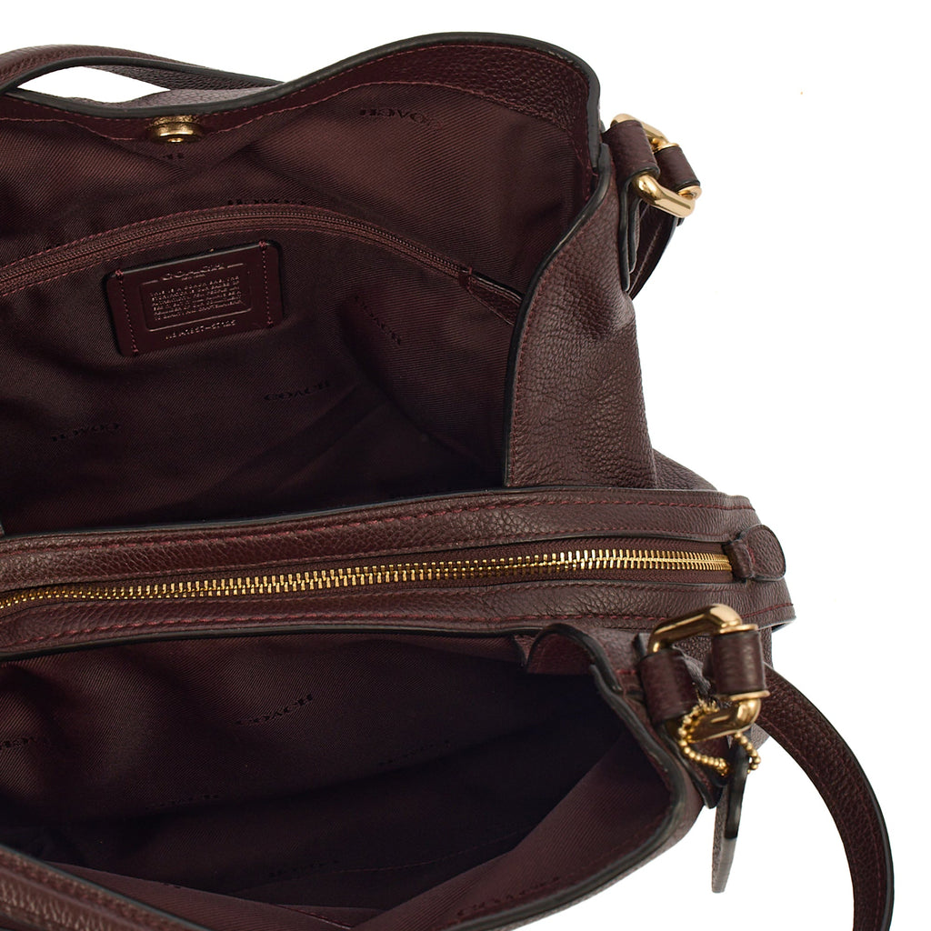 Coach Tote Edie Tote in Purple, Leather