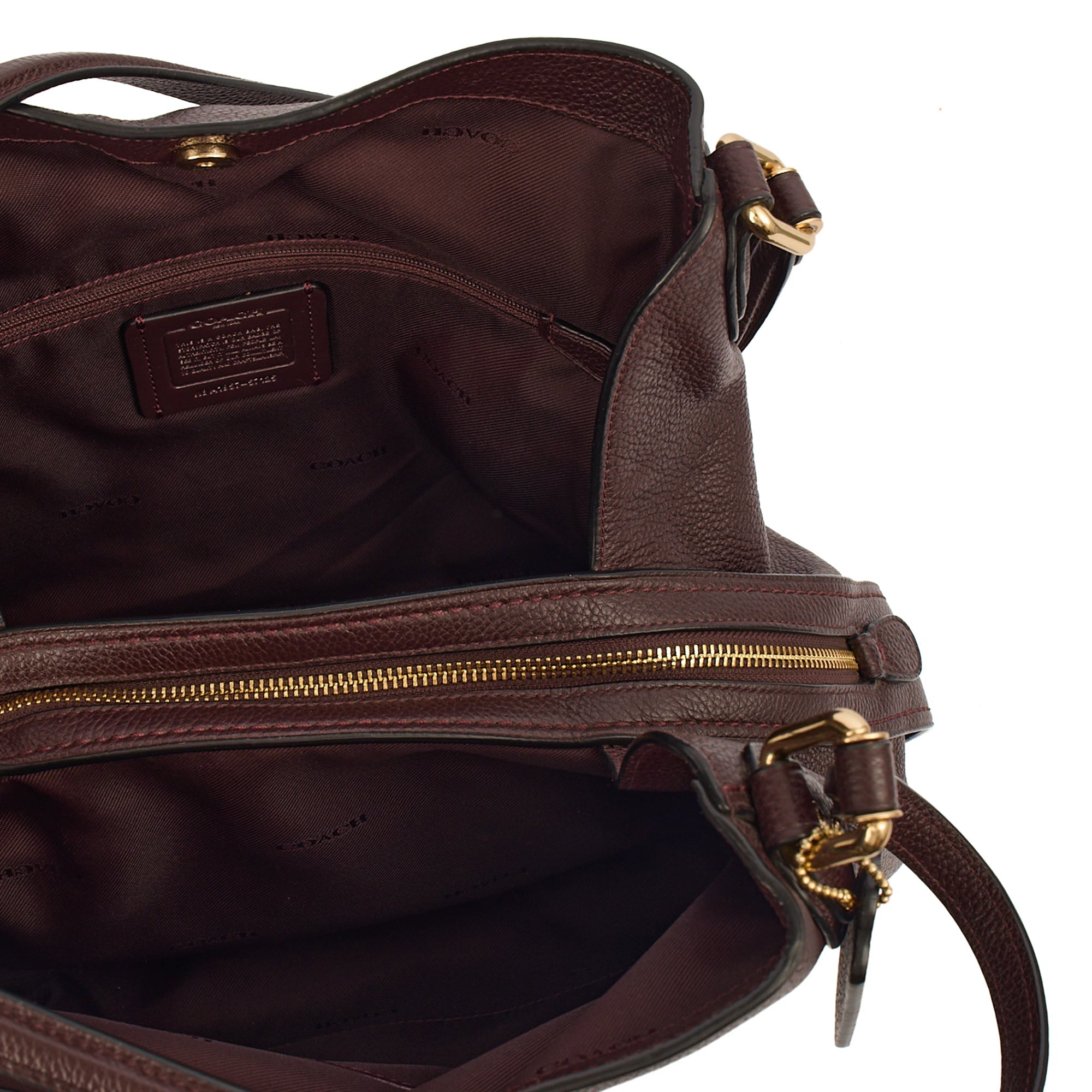 Coach Tote Edie Tote in Purple, Leather