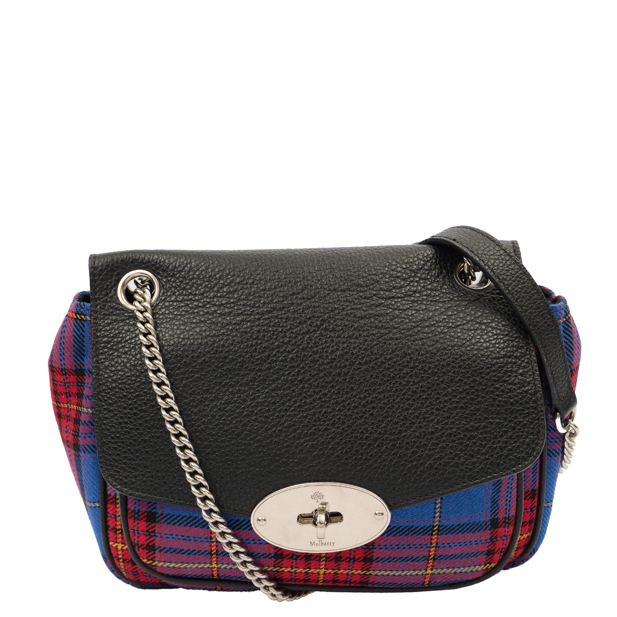 Mulberry Cross Body Darley Shoulder Bag  in Tartan, Canvas
