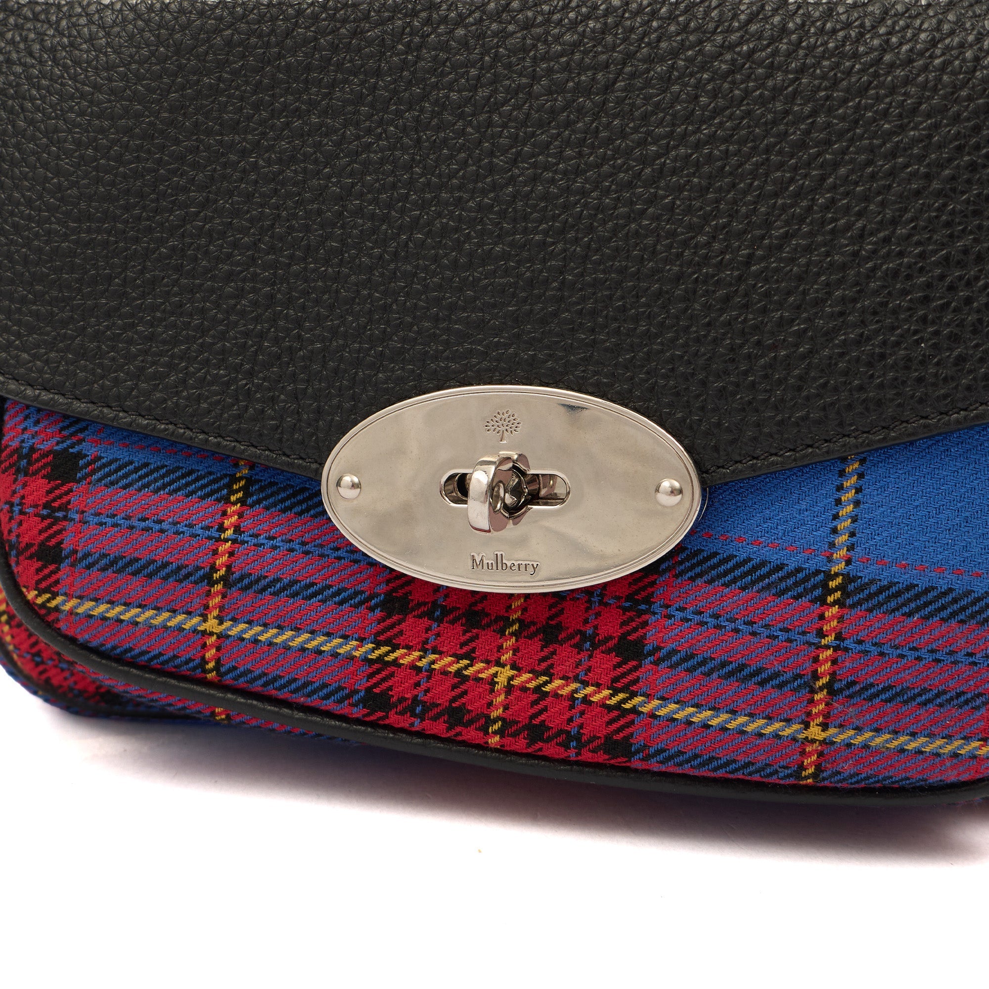 Mulberry Cross Body Darley Shoulder Bag  in Tartan, Canvas