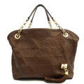 Louis Vuitton Shoulder Bag Souple Whisper in Brown, Leather