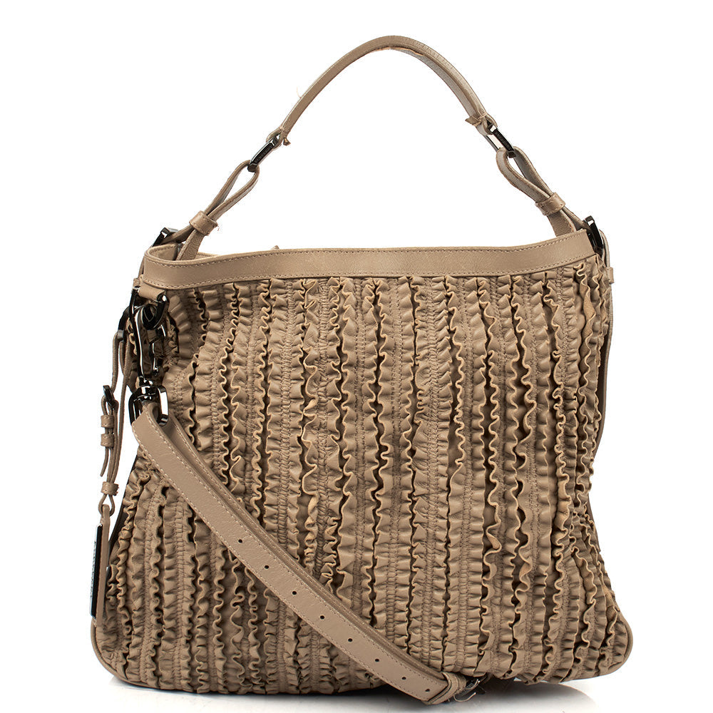 Burberry Tote Shoulder Bag in Grey, Leather