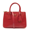 Prada Cross Body Galleria - Small Double Zip Tote in Pink, Leather
