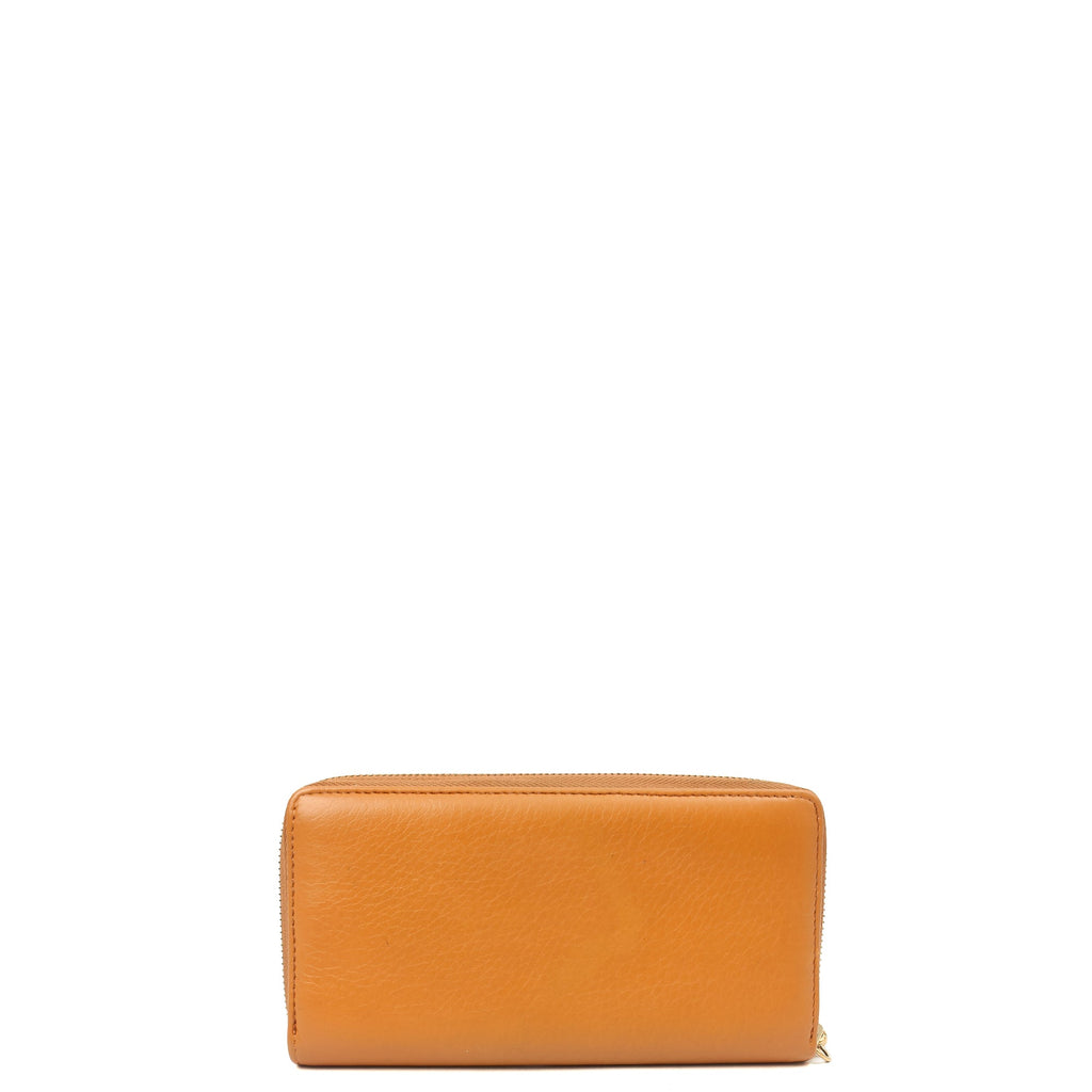 Gucci Wallet Soho Zip Around Wallet in Orange, Leather