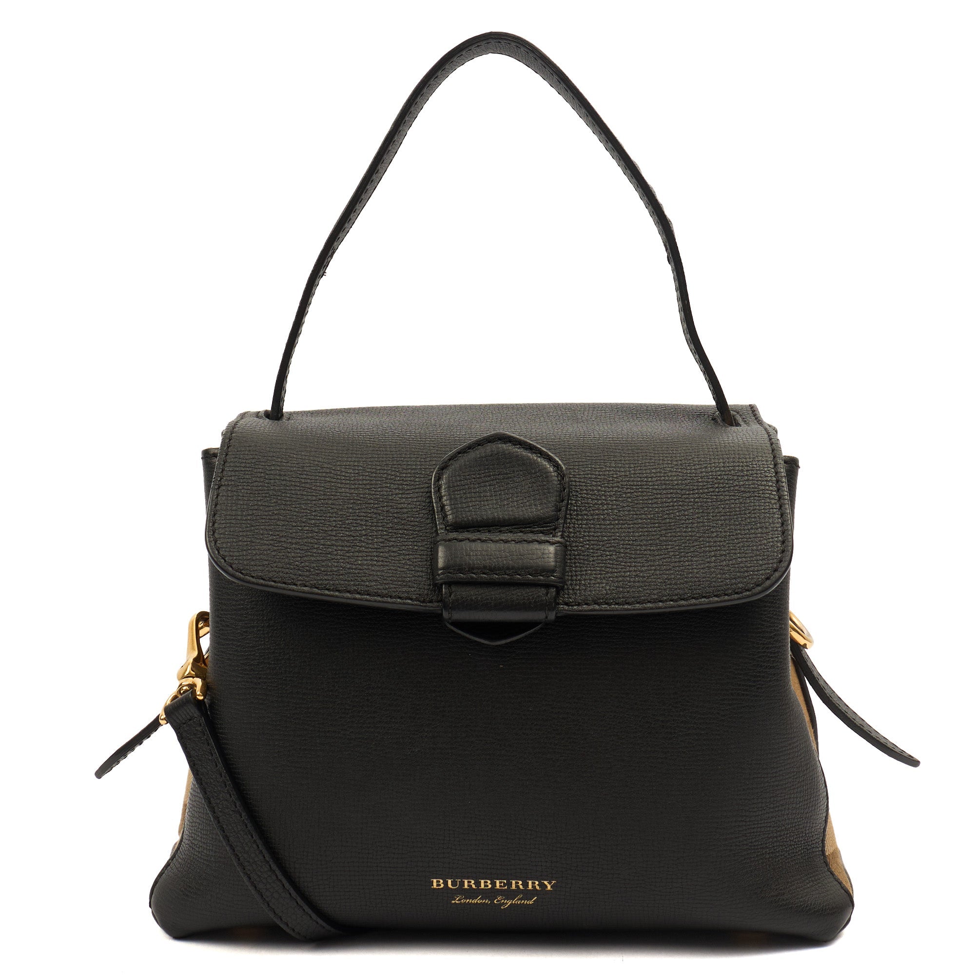 Burberry Cross Body Camberely- Small in Black, Leather