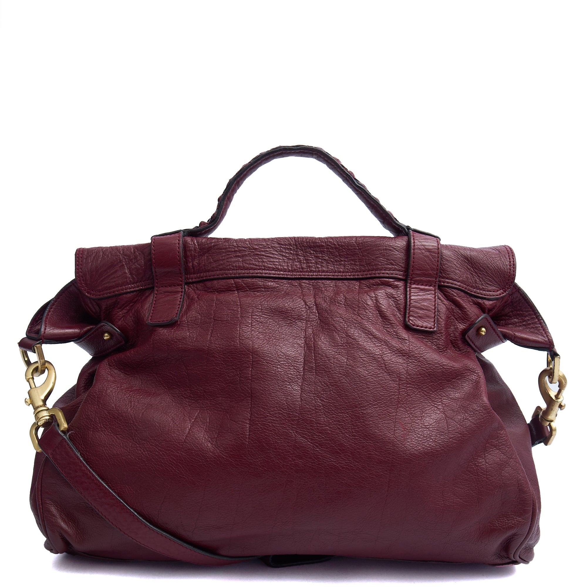 Mulberry Tote Alexa in Red, Calfskin Leather