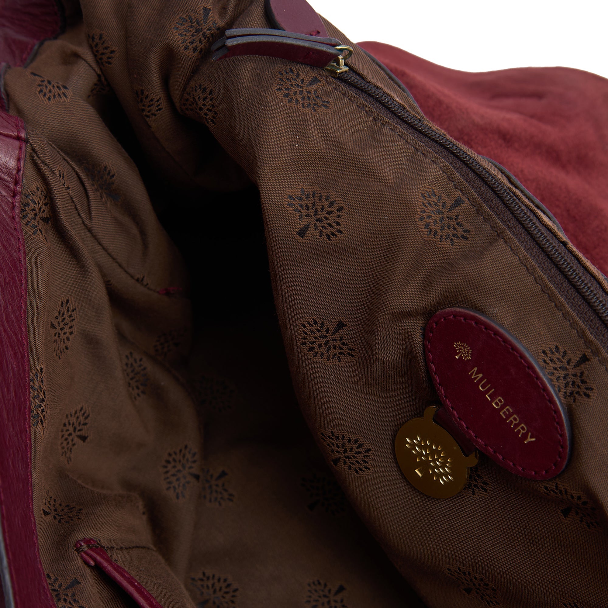 Mulberry Tote Alexa in Red, Calfskin Leather