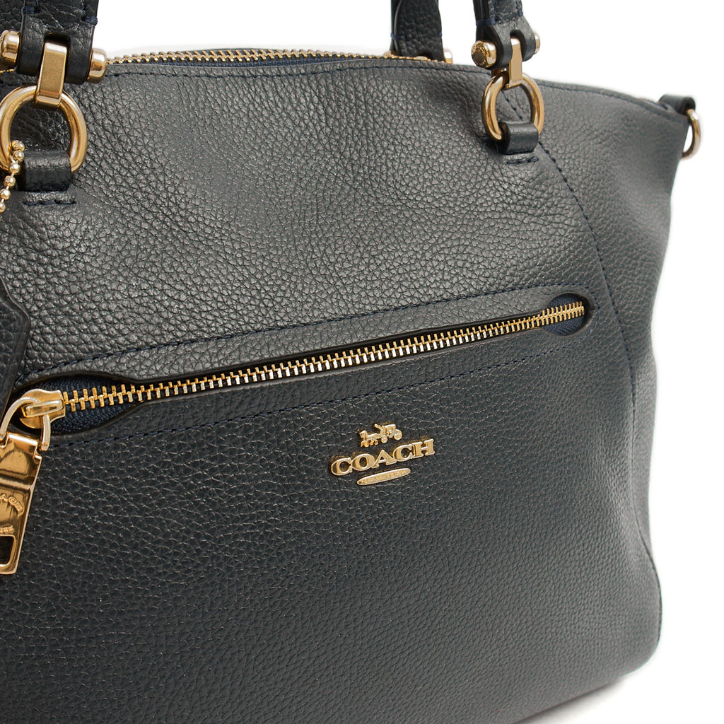 Coach Cross Body Prairie Satchel in Navy, Leather
