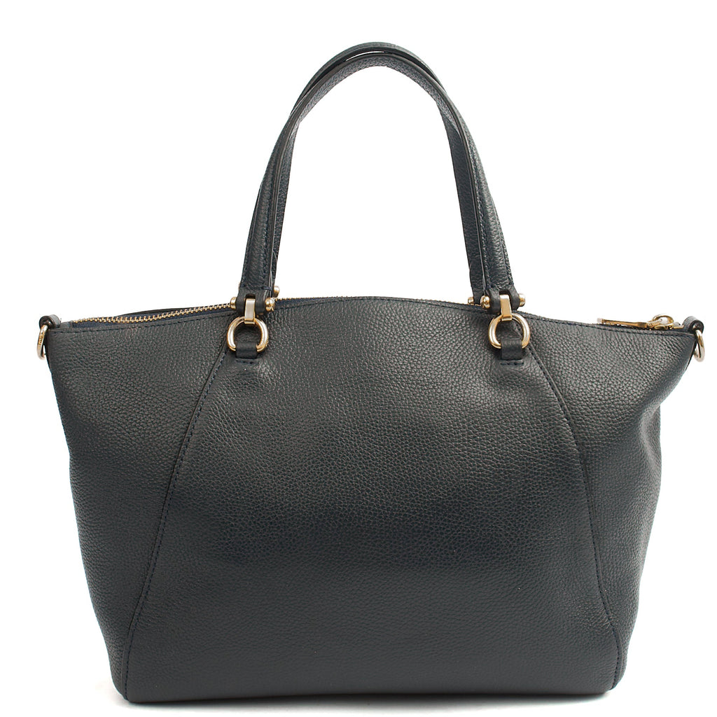Coach Cross Body Prairie Satchel in Navy, Leather