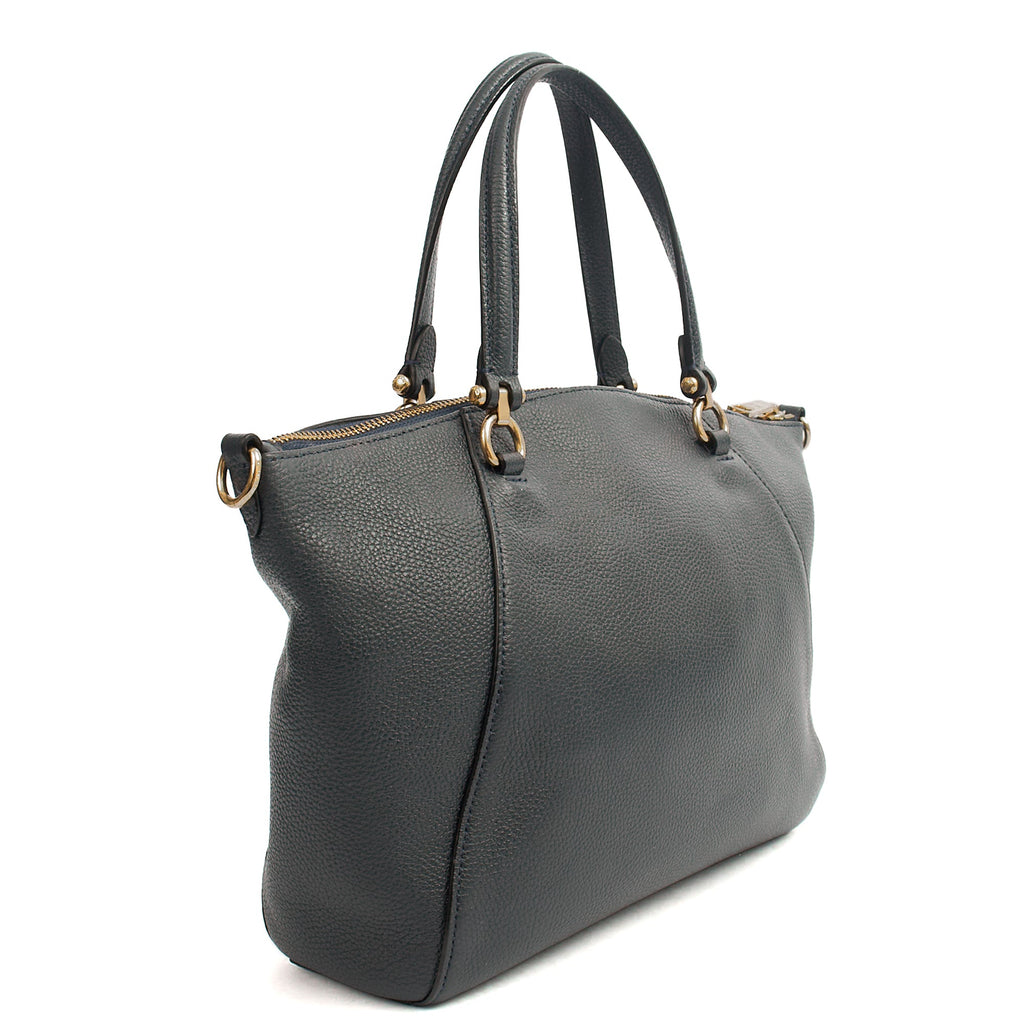 Coach Cross Body Prairie Satchel in Navy, Leather