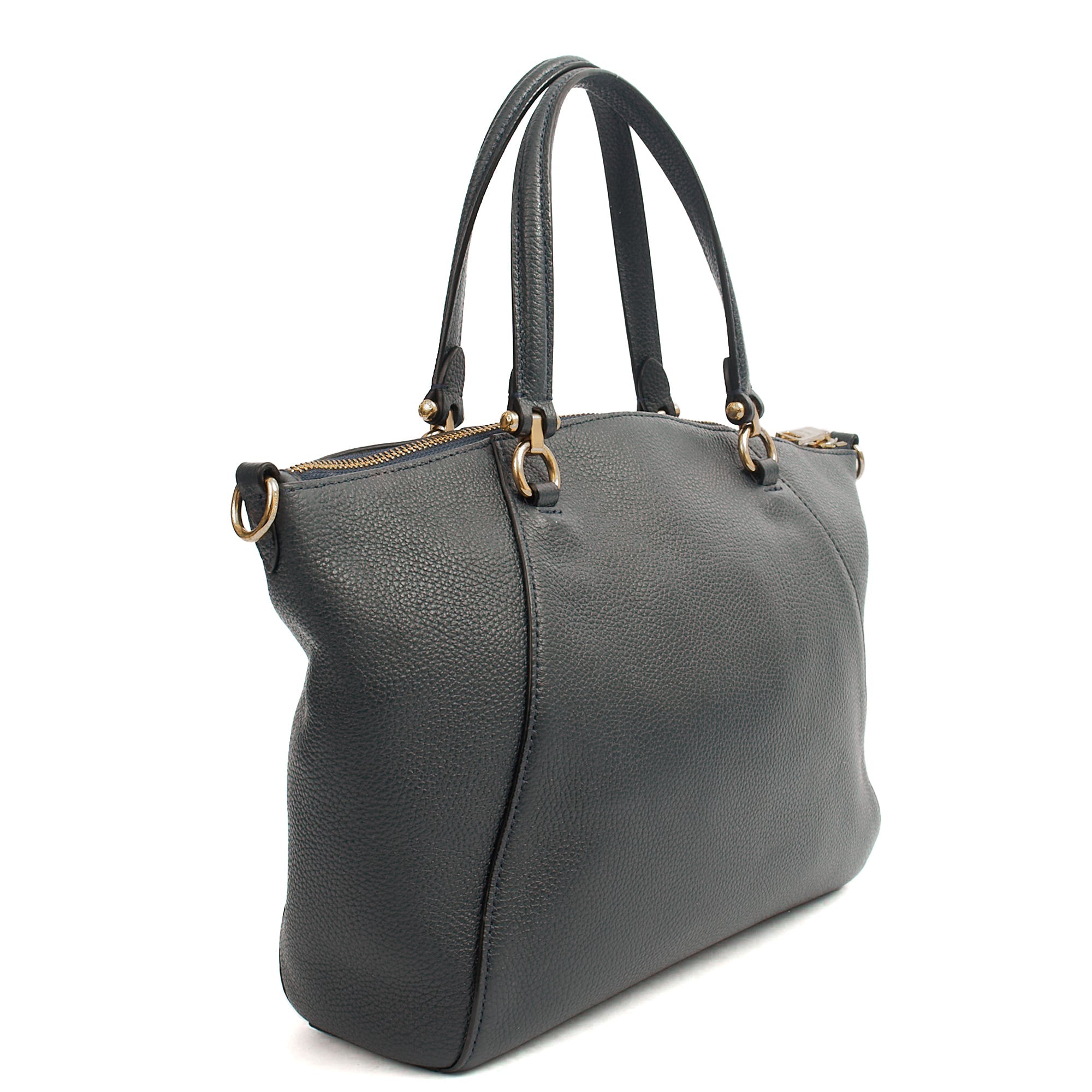 Coach Cross Body Prairie Satchel in Navy, Leather