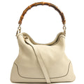 Gucci Tote Bamboo hobo in Cream, Leather