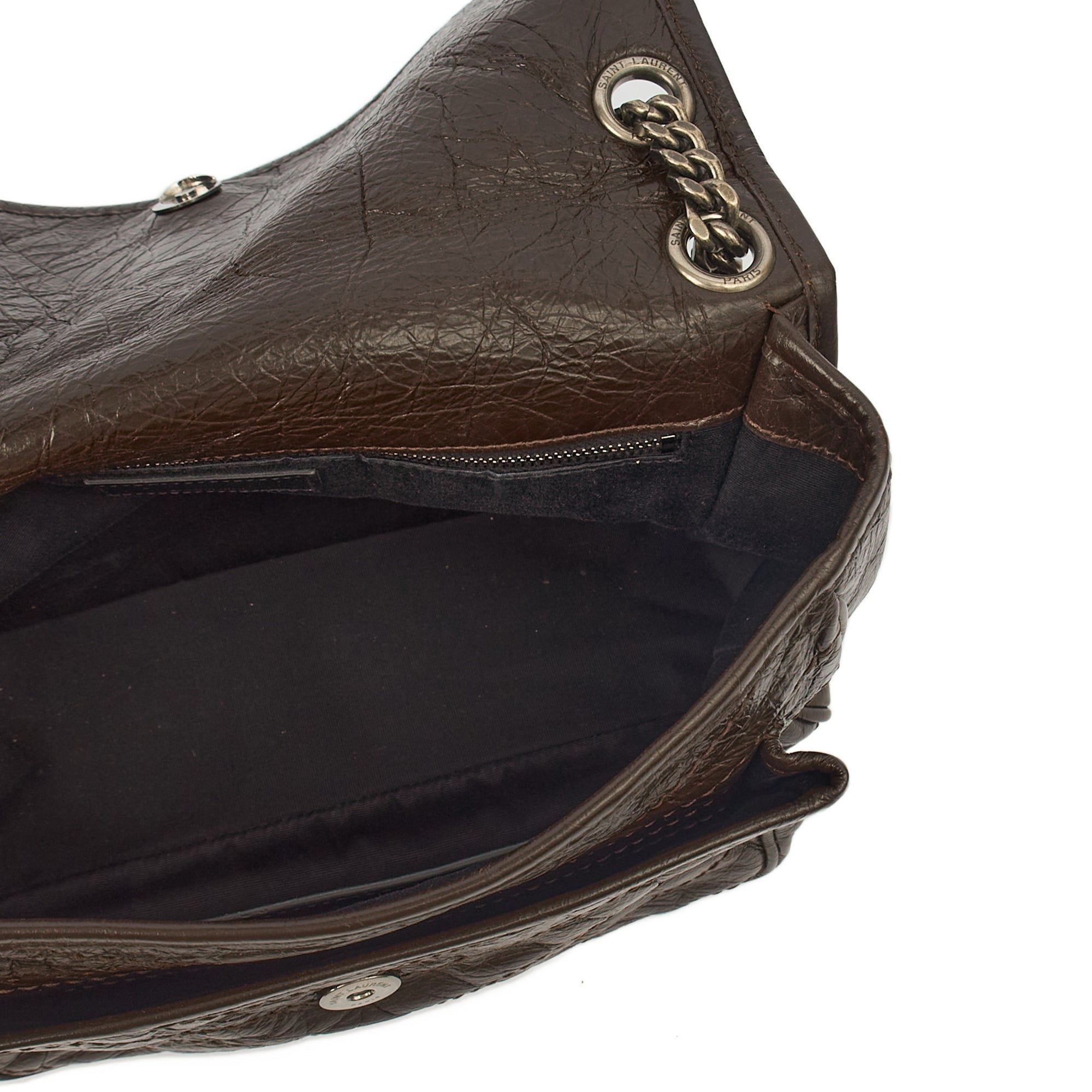 Saint Laurent Shoulder Bag Niki - Medium in Brown, Calfskin Leather