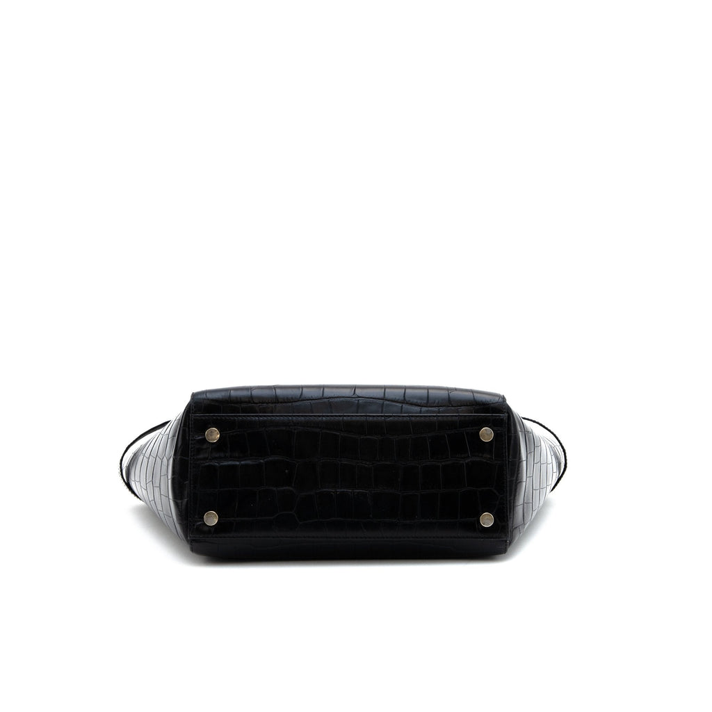 Aspinal of London Tote Marylebone Shoulder Bag - Small in Black, Leather