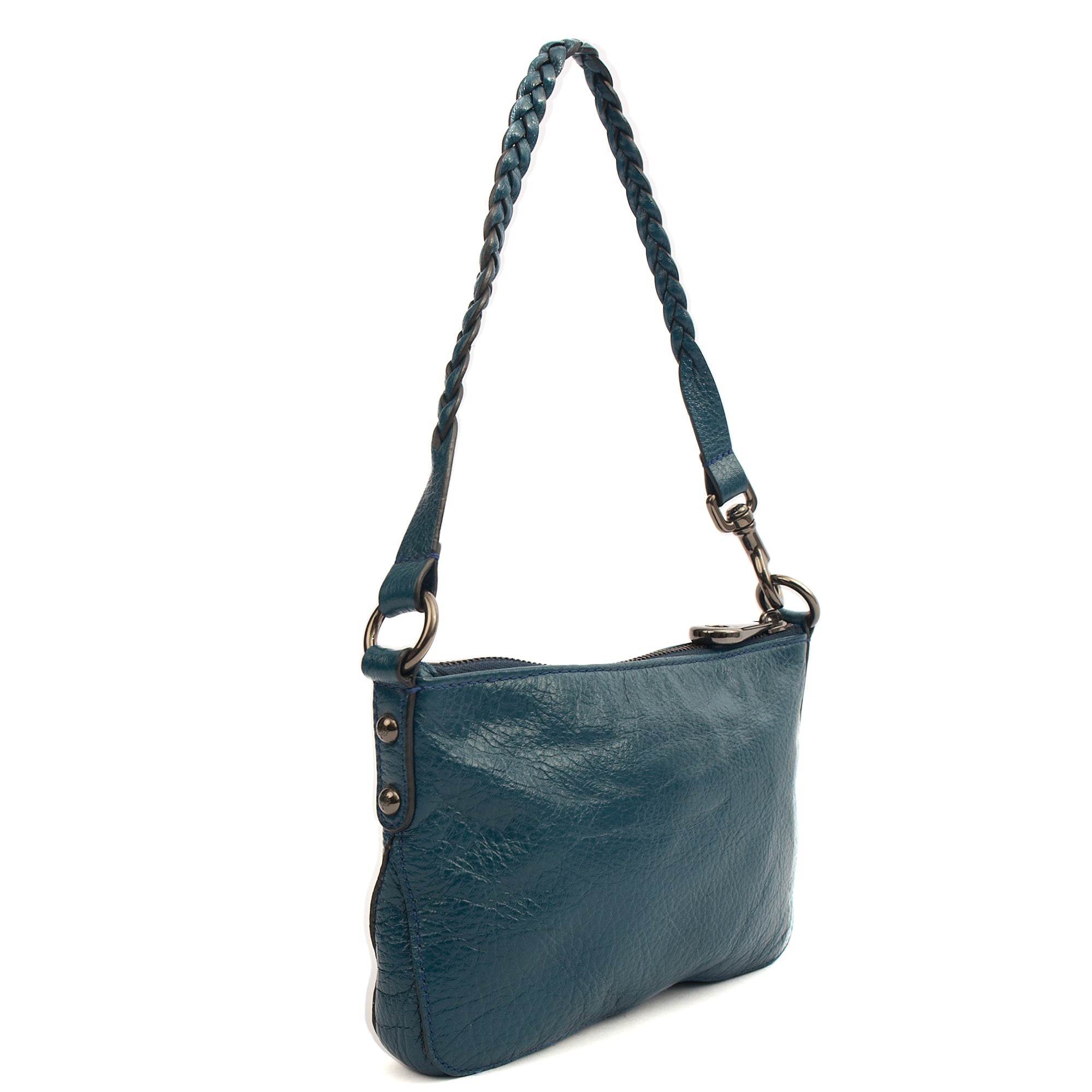 Mulberry Shoulder Bag Daria Pouch in Blue, Leather