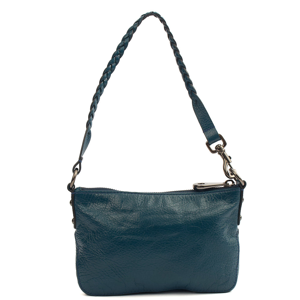 Mulberry Shoulder Bag Daria Pouch in Blue, Leather