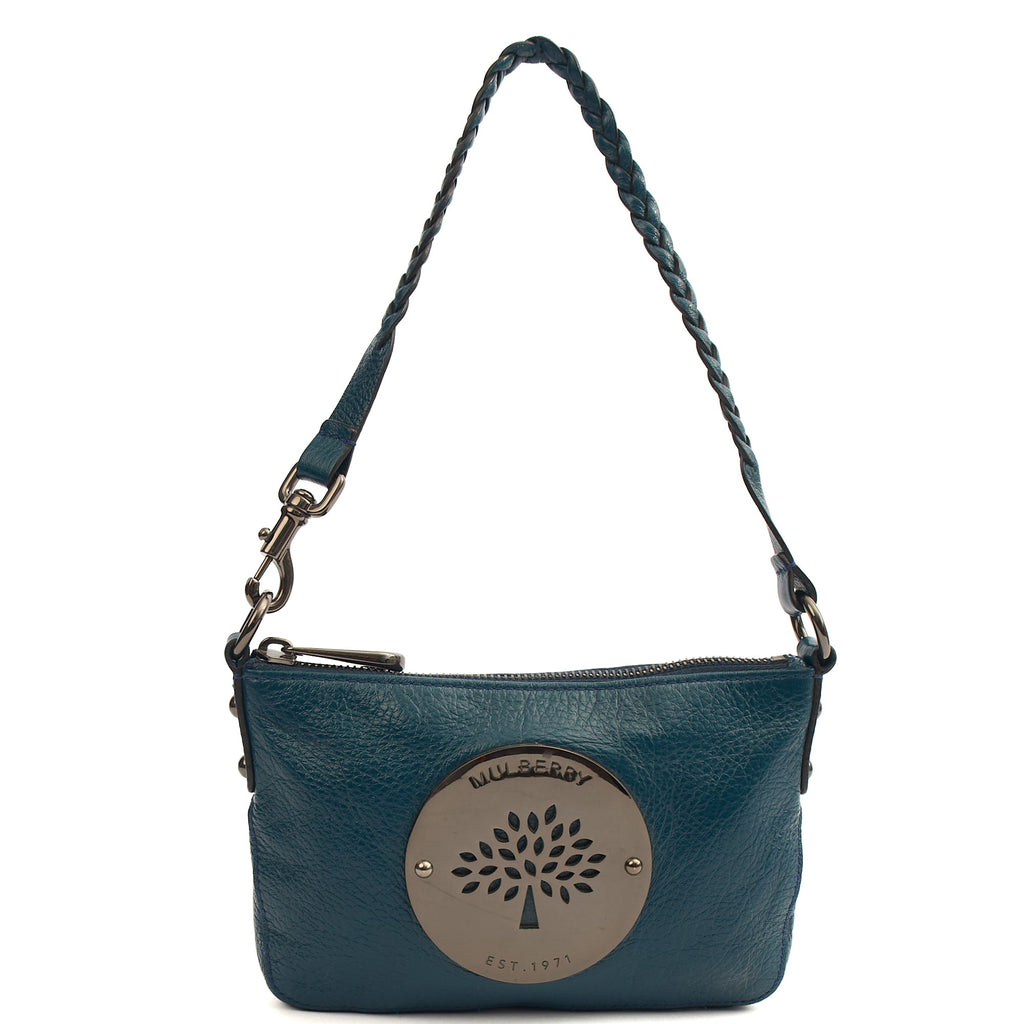 Mulberry Shoulder Bag Daria Pouch in Blue, Leather
