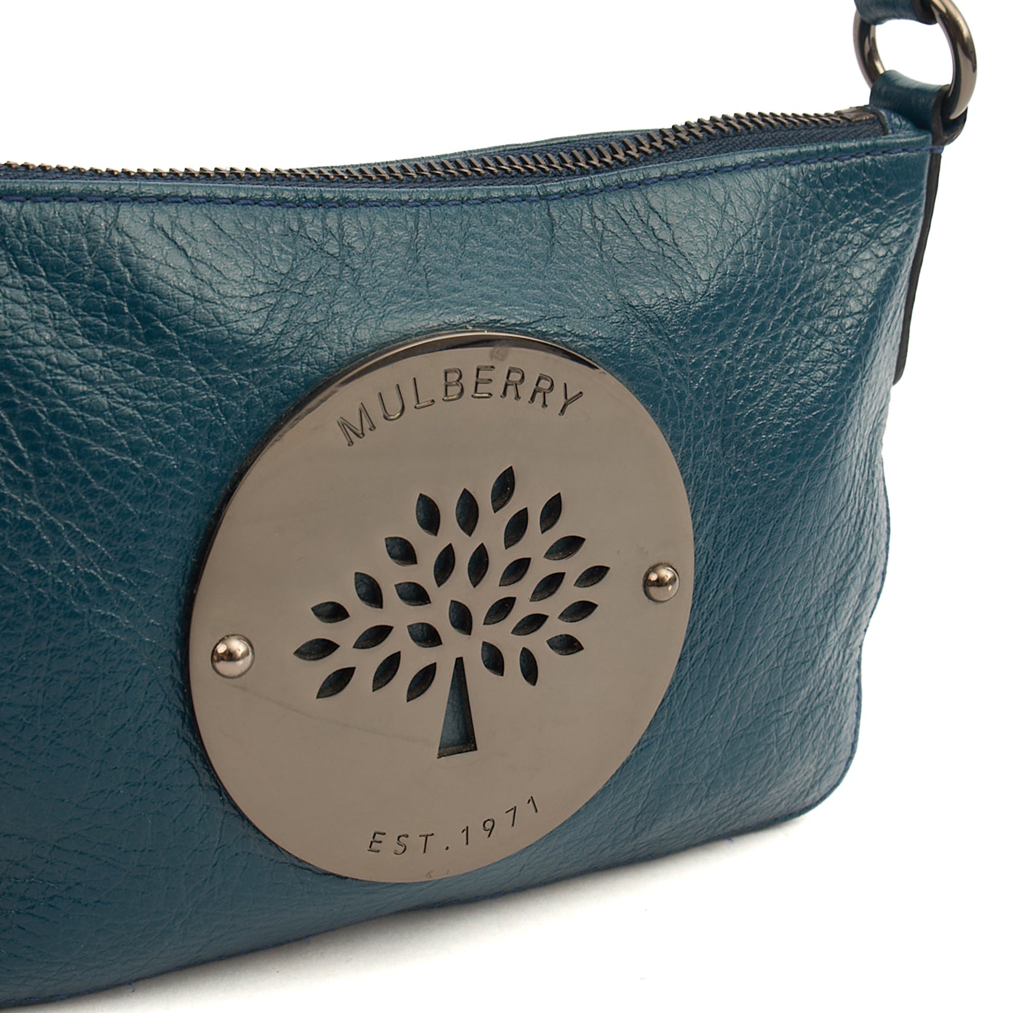 Mulberry Shoulder Bag Daria Pouch in Blue, Leather