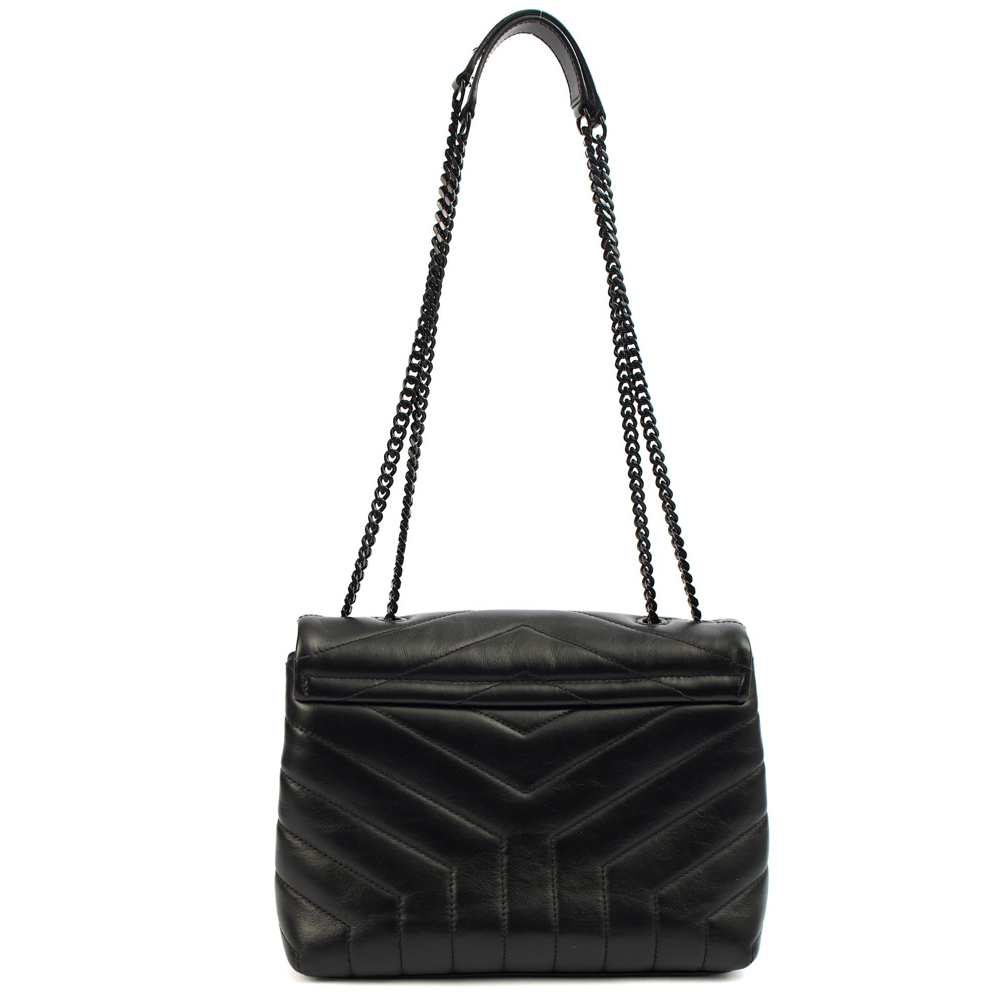 Saint Laurent Cross Body Lou Lou - Small in Black, Leather