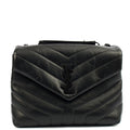 Saint Laurent Cross Body Lou Lou - Small in Black, Leather
