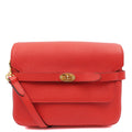 Mulberry Cross Body Belted Bayswater Satchel  in Scarlett, Calfskin Leather
