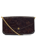 Louis Vuitton Cross Body Felicie Pochette in Amarante, Vernis
