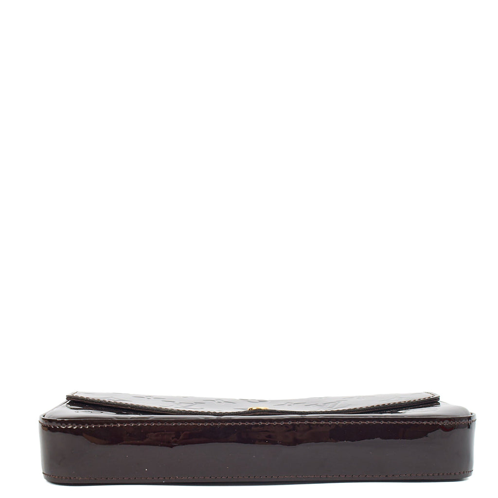 Louis Vuitton Cross Body Felicie Pochette in Amarante, Vernis