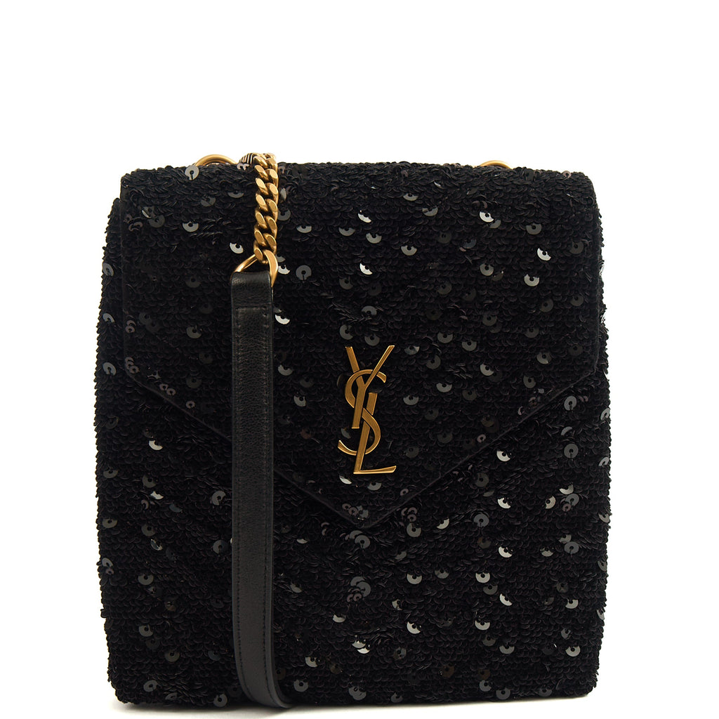 Saint Laurent Cross Body Shoulder Bag in Brown, Leather