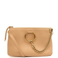 Chloe Cross Body Faye - Small in Neutral, Calfskin Leather