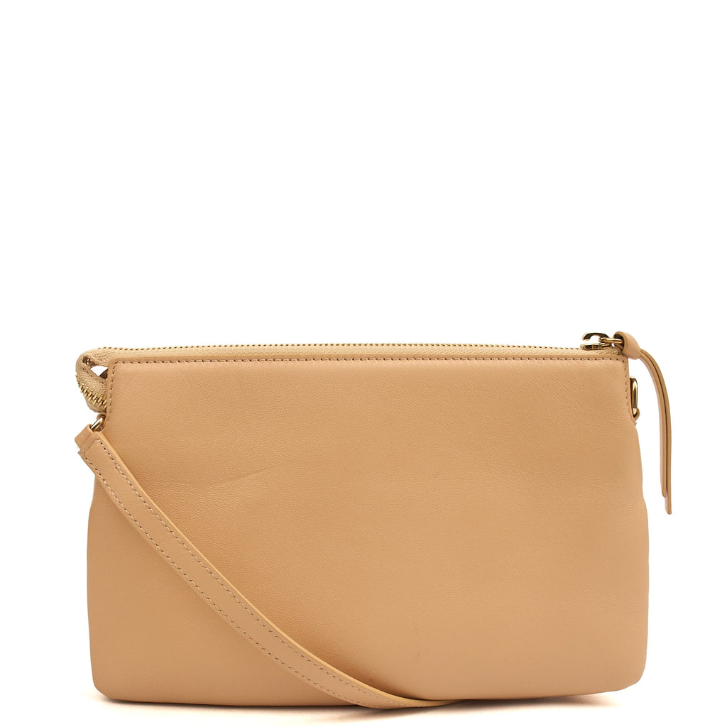 Chloe Cross Body Faye - Small in Neutral, Calfskin Leather