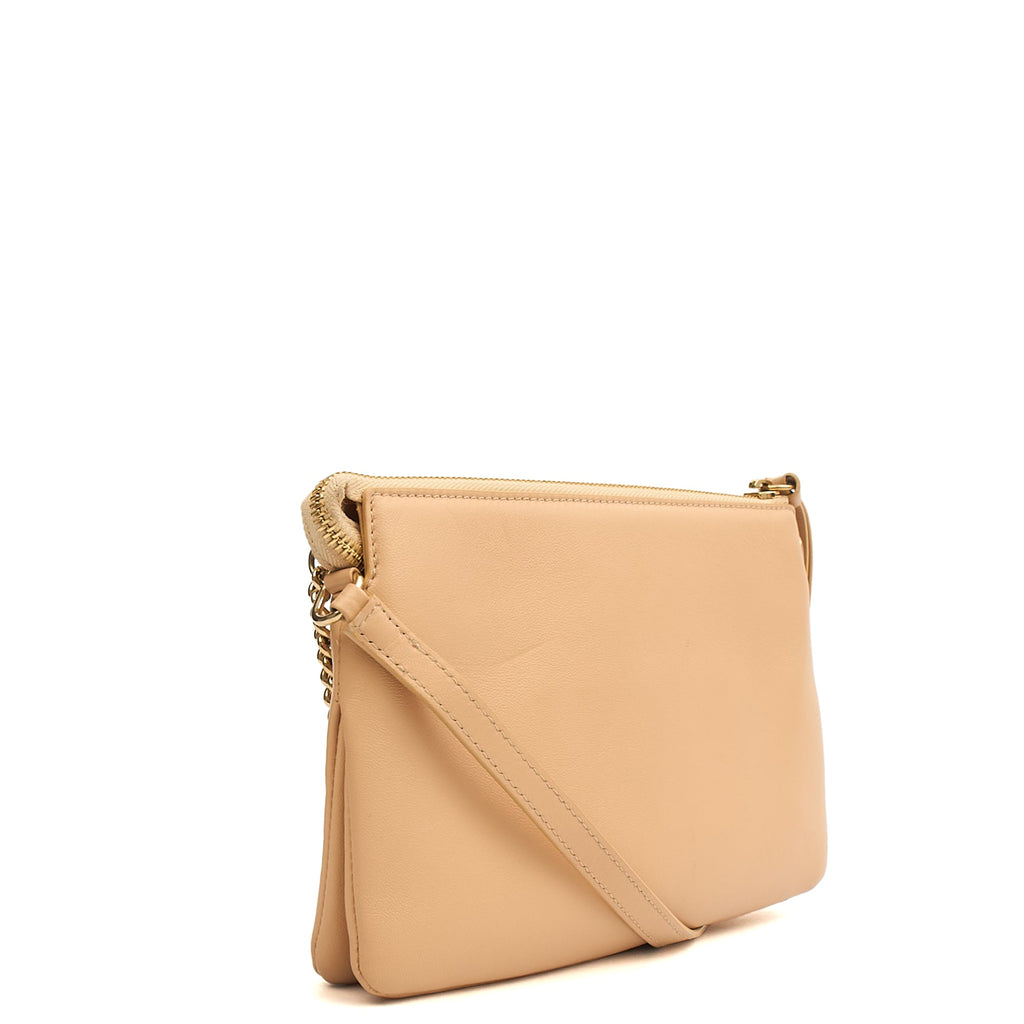 Chloe Cross Body Faye - Small in Neutral, Calfskin Leather