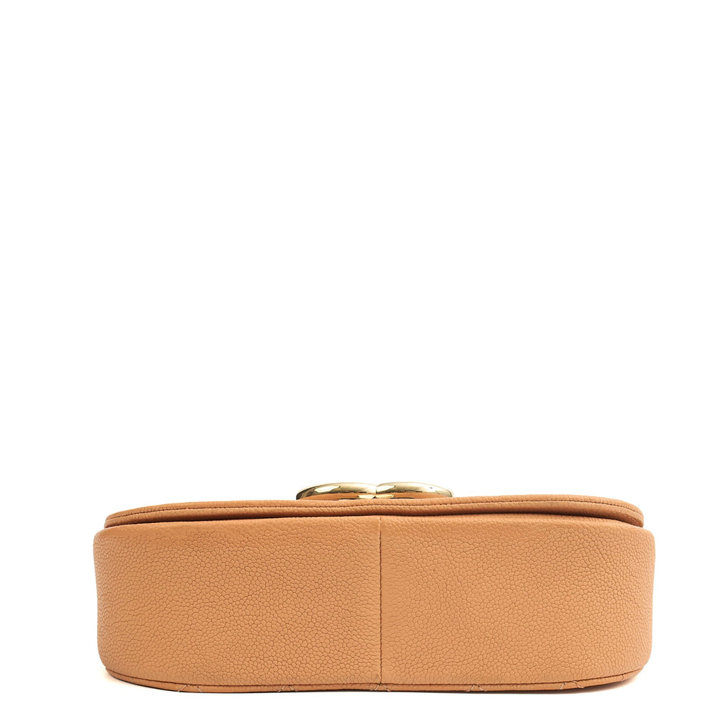 Chanel Cross Body Cuba CC Bag in Orange, Caviar Leather