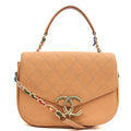 Chanel Cross Body Cuba CC Bag in Orange, Caviar Leather