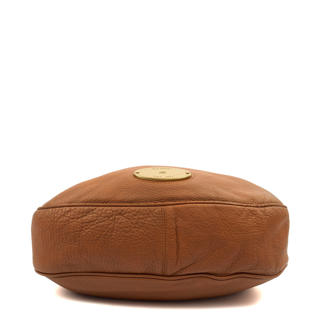 Mulberry Tote Mitzy Hobo in Oak, Calfskin Leather