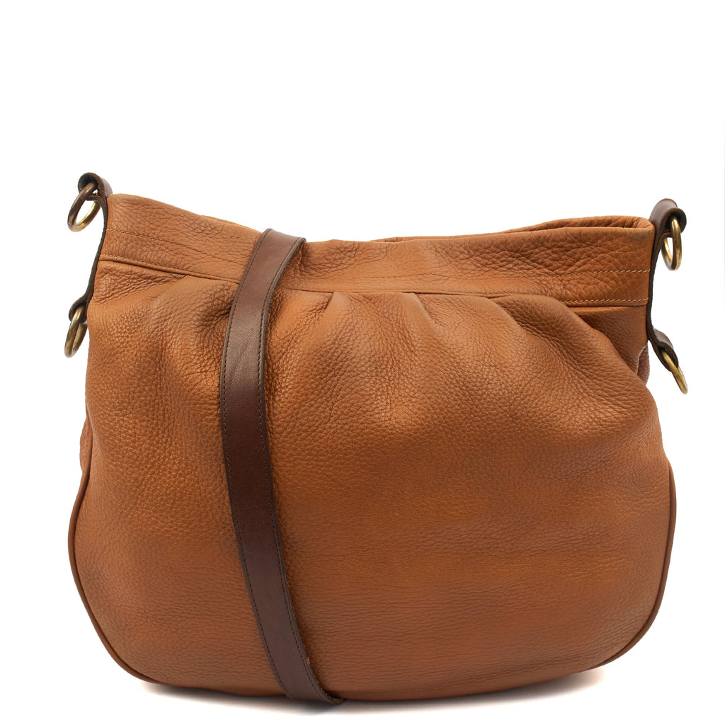 Mulberry Tote Mitzy Hobo in Oak, Calfskin Leather