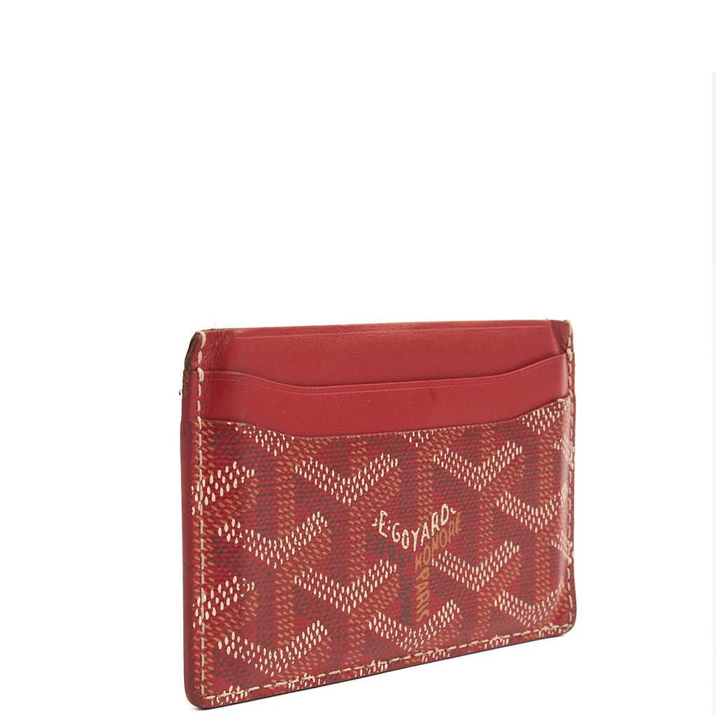 Goyard  Holder Sulpice  Holder in Red, Leather