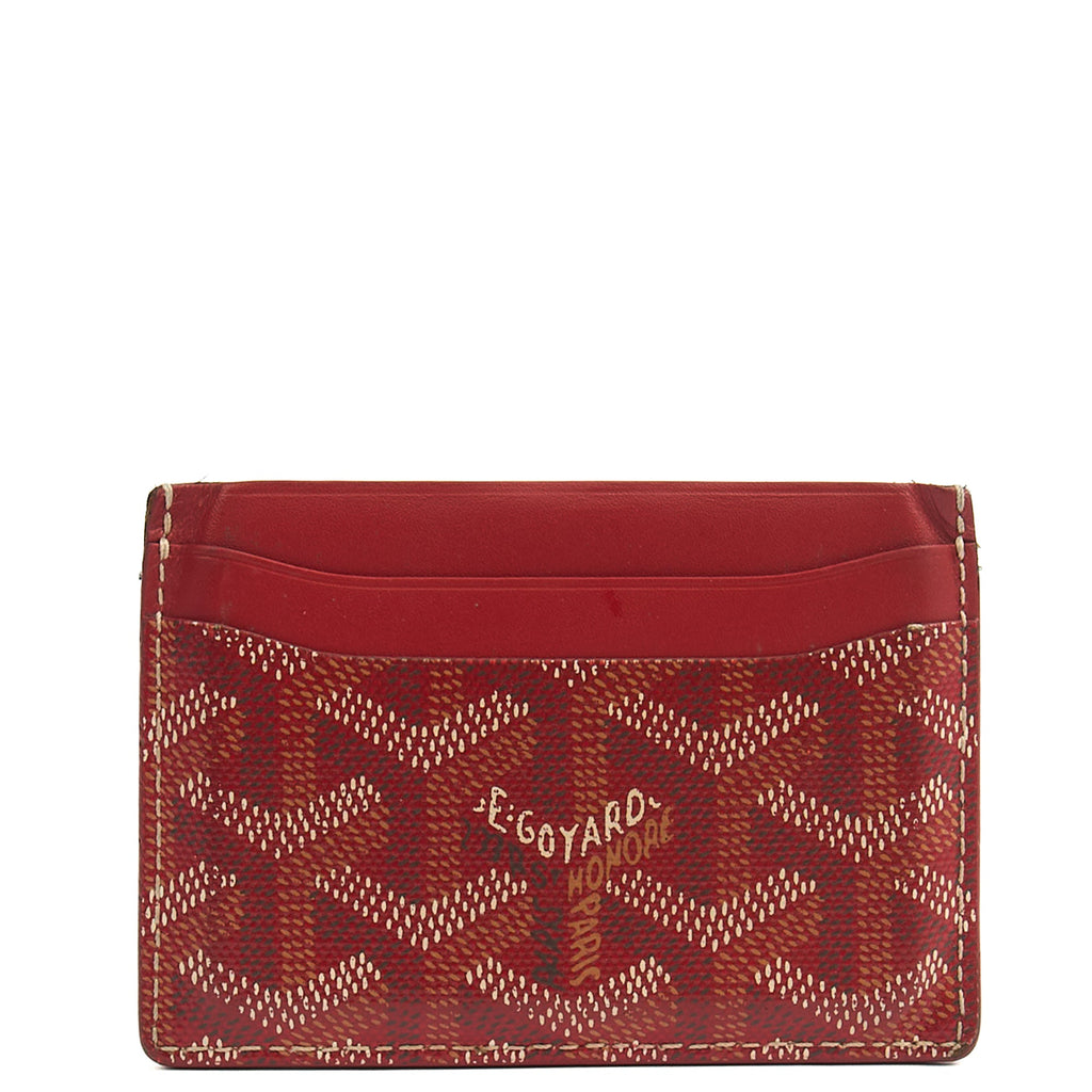 Goyard  Holder Sulpice  Holder in Red, Leather