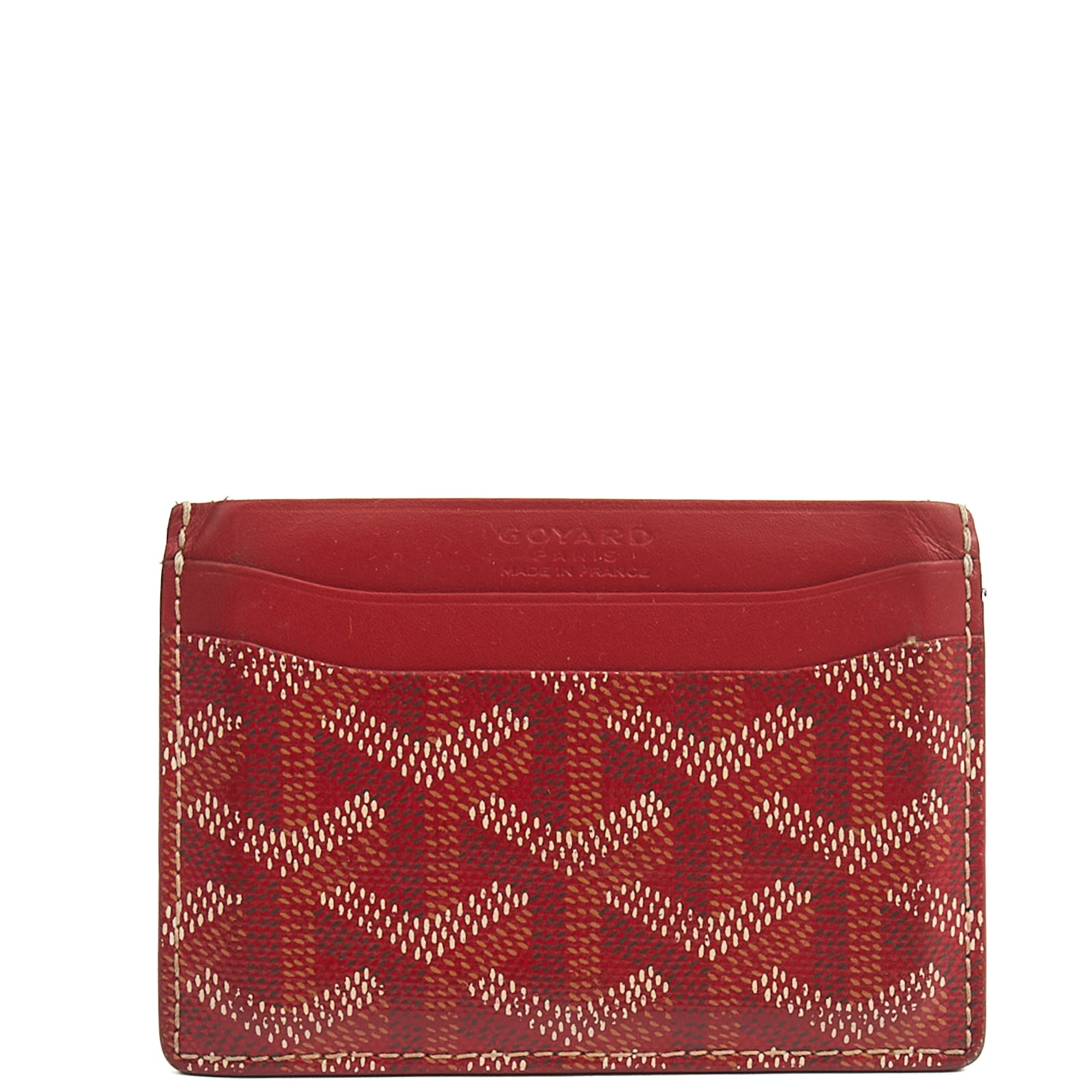 Goyard  Holder Sulpice  Holder in Red, Leather